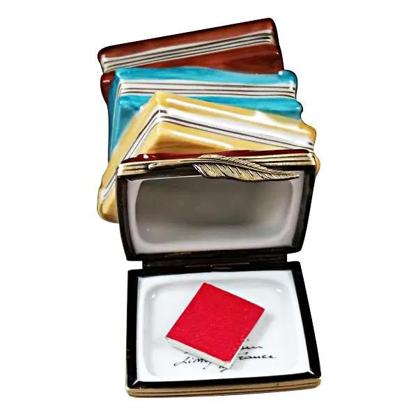 Jane Austen Stack of Books Limoges Box by Rochard™