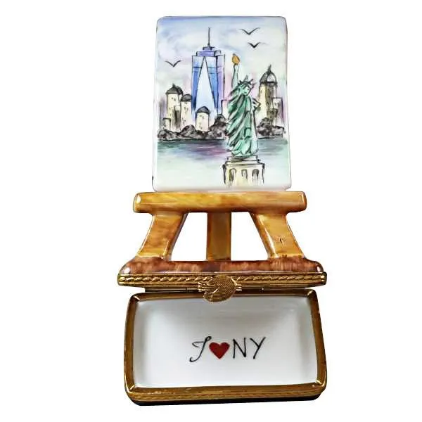 Freedom Tower Easel Limoges Box by Rochard™