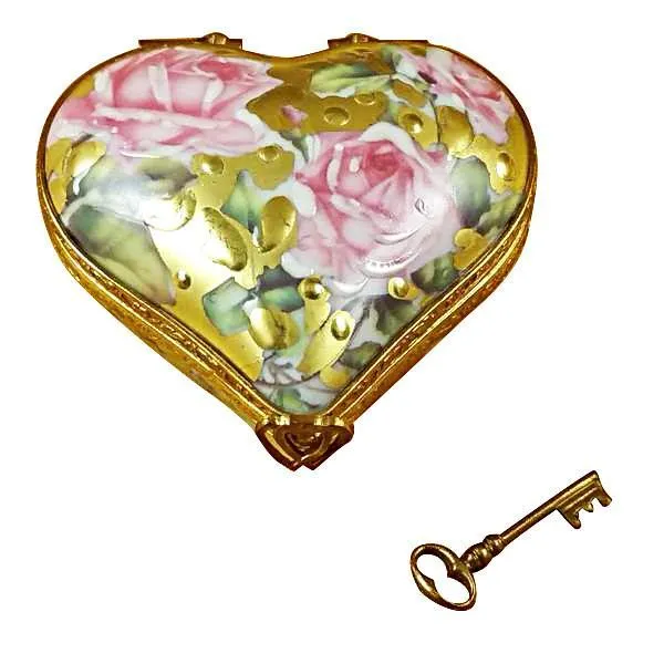 Heart - Key To My Heart Limoges Box by Rochard™