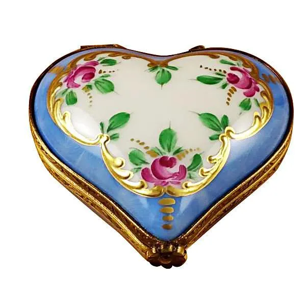 Mini Rose Heart Limoges Box by Rochard™