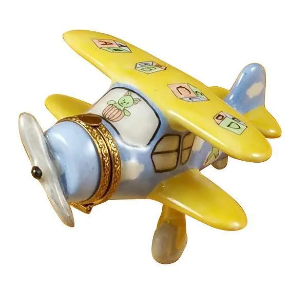 Airplane Baby Decor Limoges Box by Rochard™