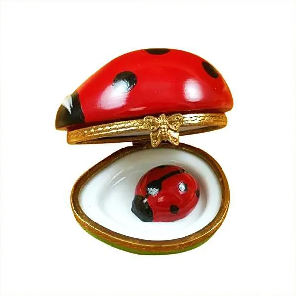 Lady Bug with Baby Limoges Box by Rochard™