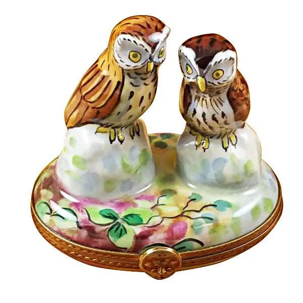 Two Owls Limoges Box by Rochard™