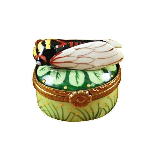 Mini Insect On Oval Limoges Box by Rochard™