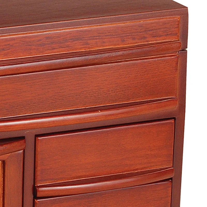 Empress Six Drawer Wooden Jewelry Box in Walnut Finish