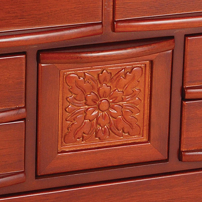 Empress Six Drawer Wooden Jewelry Box in Walnut Finish