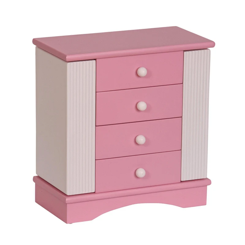 Elise Girl's Wooden Musical Ballerina Jewelry Box
