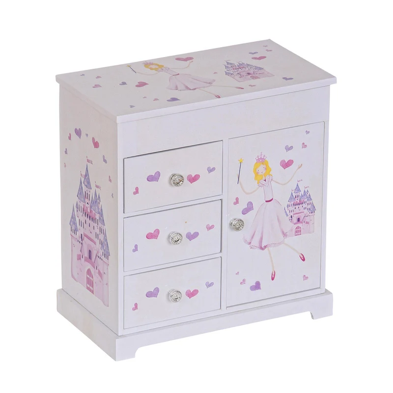 Adalyn Girl's Musical Ballerina Jewelry Box