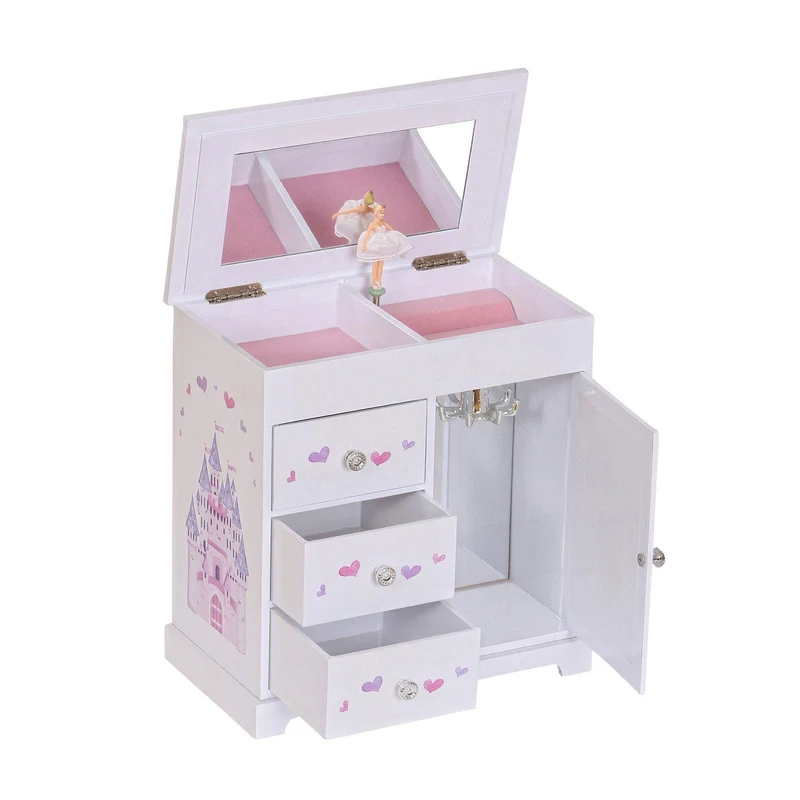 Adalyn Girl's Musical Ballerina Jewelry Box