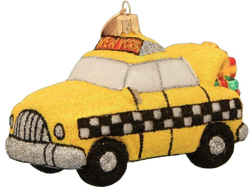 New York Taxicab Christmas Ornament