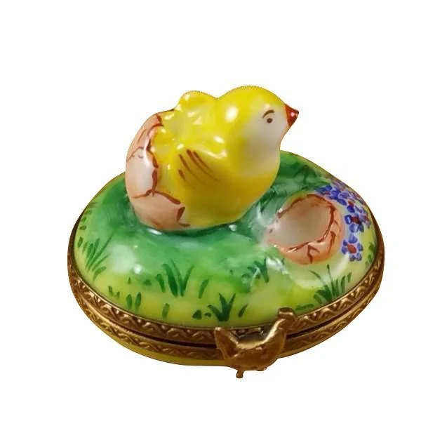 Small Chick Hatching Limoges Box by Rochard™