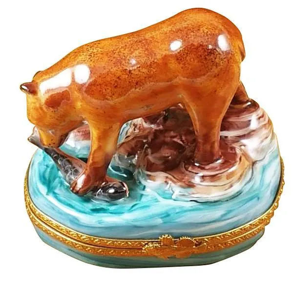 Brown Bear Limoges Box by Rochard™