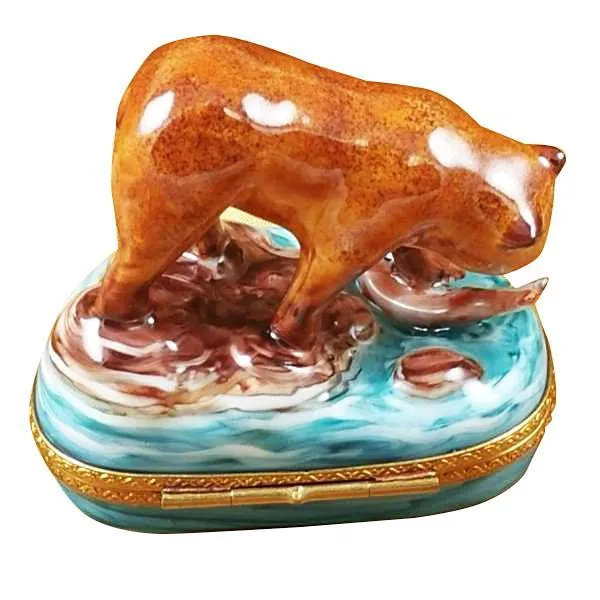 Brown Bear Limoges Box by Rochard™