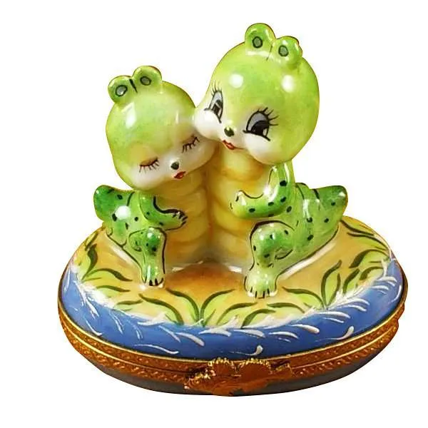 Two Cute Worms Limoges Box by Rochard™