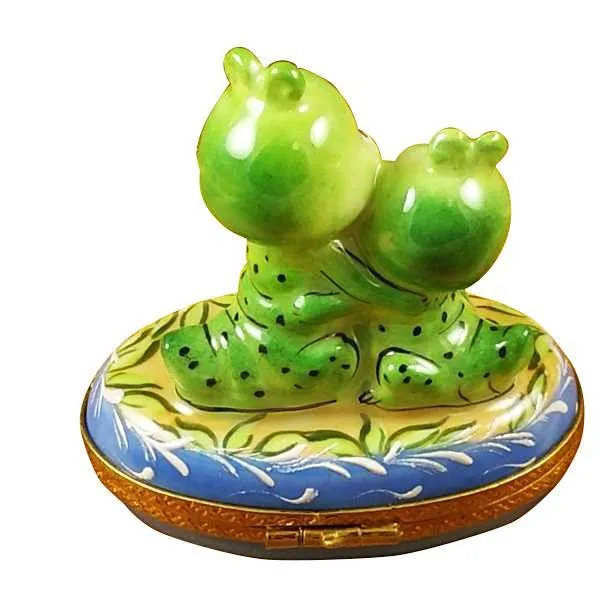Two Cute Worms Limoges Box by Rochard™