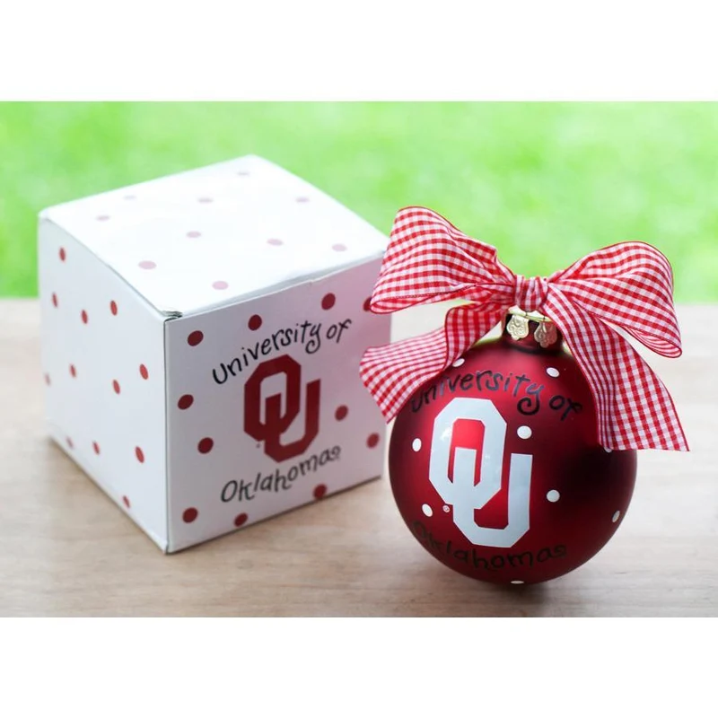 University of Oklahoma Christmas Ornament