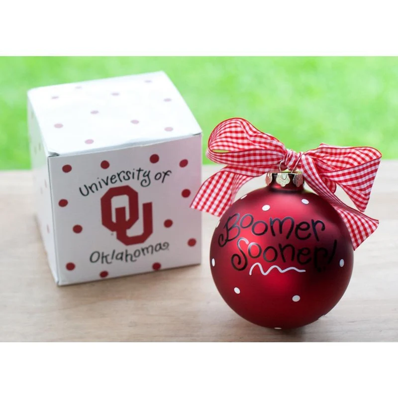 University of Oklahoma Christmas Ornament