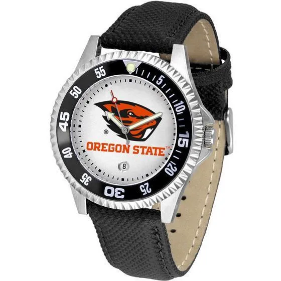 Oregon State Beavers Competitor - Poly/Leather Band Watch