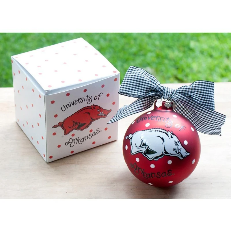 University of Arkansas Christmas Ornament