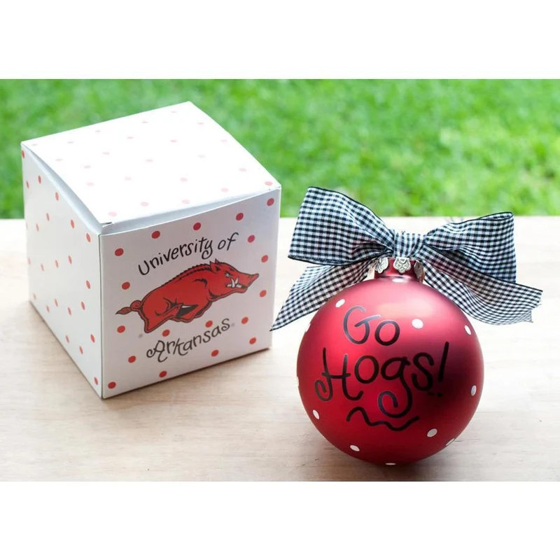 University of Arkansas Christmas Ornament