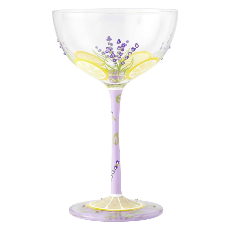 Lavender Lemonade Coupe Glass by Lolita