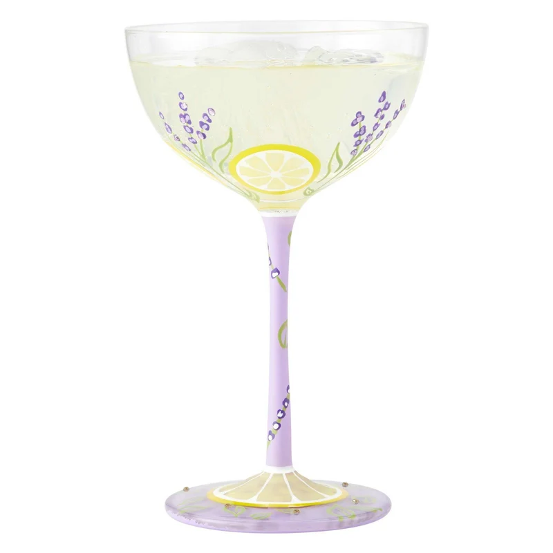 Lavender Lemonade Coupe Glass by Lolita