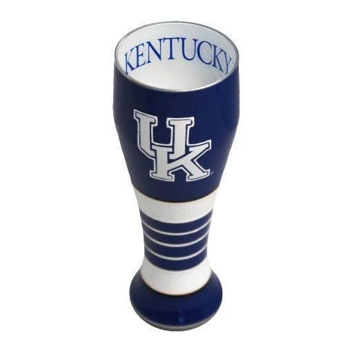 University of Kentucky Artisan Hand Painted Pilsner Glass