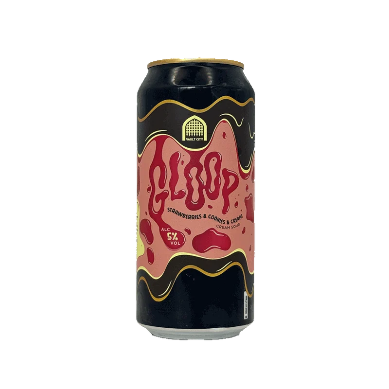 Vault City - Gloop Sour : Strawberries & Cookies & Cream - 44cl | Smoothie Sour