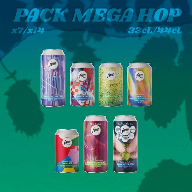 Méga Hop Pack 2026 - 7 Cans - IPA