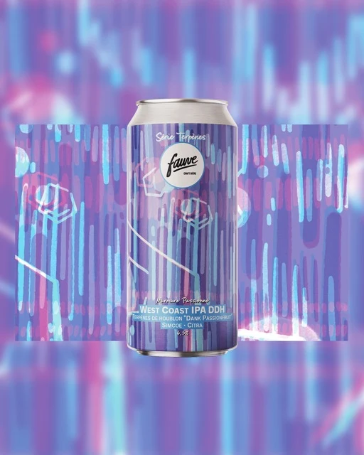 Murmure Passionné - West Coast IPA DDH - Terpènes de Houblon "Dank Passionfruit" - Simcoe, Citra, 44cL