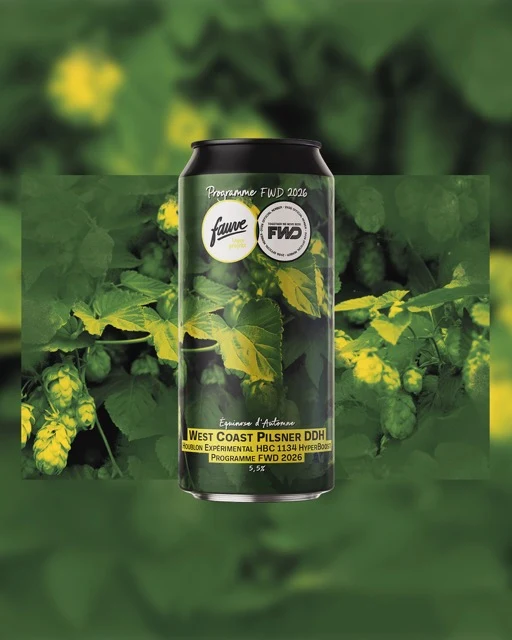 Équinoxe d'Automne- West Coast Pilsner DDH - Houblon Expérimental HBC 1134 Hyperboost - FWD 2026 - 44cL