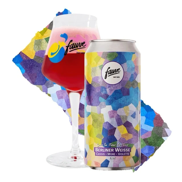 Sous la Fleur, la Baie - Berliner Weisse Cassis, Mûre, Violette - 44cL