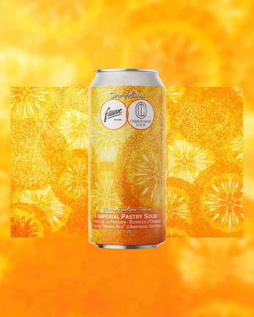 Illusion Panettone Passion - Imperial Pastry Sour - Passion, Écorces d'Orange, Cacao Mayan Red - Collab' Christophe Louie - 44cL