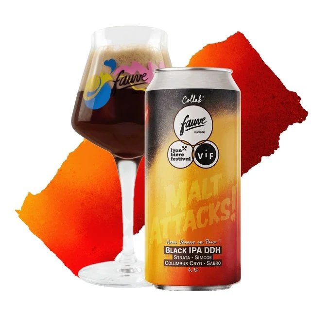 Nous Venons en Paix - Black IPA DDH - Strata, Simcoe, Columbus Cryo, Sabro - 44cL