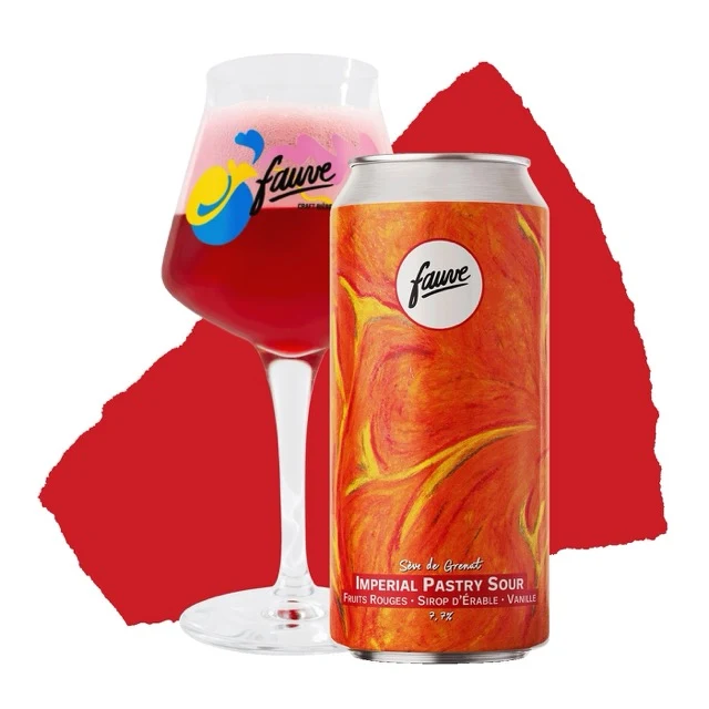 Sève de Grenat - Imperial Pastry Sour - Fruits Rouges, Sirop d'Érable, Vanille - 44cL