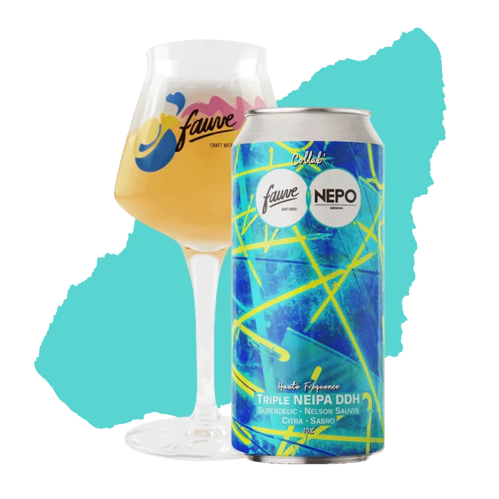 Haute Fréquence - Triple NEIPA DDH - Superdelic, Nelson Sauvin, Citra, Sabro - Collab' NEPO - 44cL