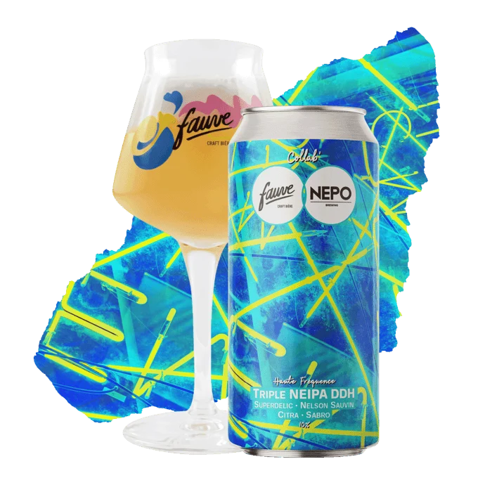 Haute Fréquence - Triple NEIPA DDH - Superdelic, Nelson Sauvin, Citra, Sabro - Collab' NEPO - 44cL