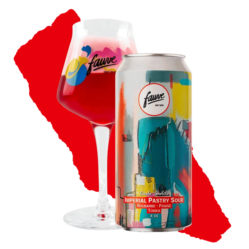 Escale Insolite - Imperial Pastry Sour - Rhubarbe, Fraise, Tonka - 44cL