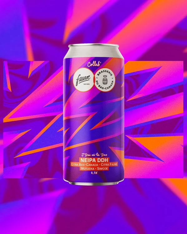 J'irai où tu Iras - NEIPA DDH Citra Bas-Canada, Citra Fauve, Motueka, Simcoe - Collab Brasserie du Bas-Canada
