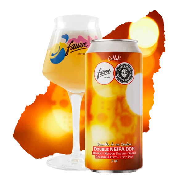 Renaître de ses Cendres - Double NEIPA DDH - Mosaic, Nelson Sauvin, Sabro Columbus Cryo, Cryo Pop - 44cL
