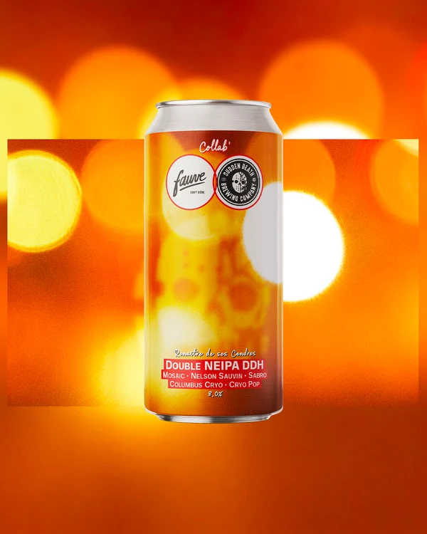 Renaître de ses Cendres - Double NEIPA DDH - Mosaic, Nelson Sauvin, Sabro Columbus Cryo, Cryo Pop - 44cL