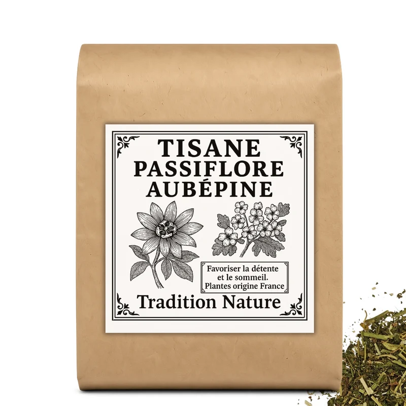 Tisane Passiflore Aubépine | Favoriser la détente et le sommeil