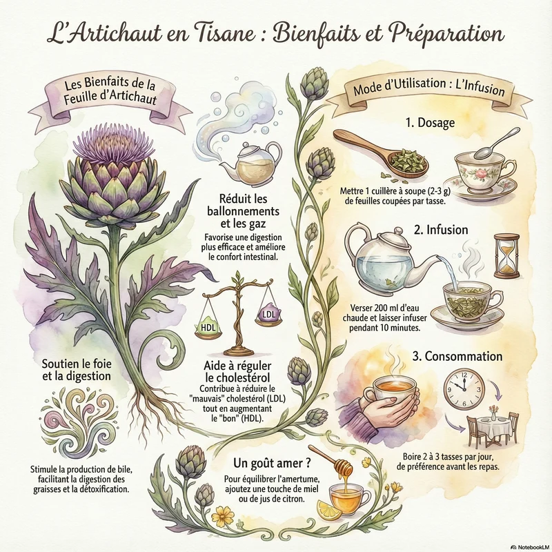 Tisane Artichaut feuille coupée