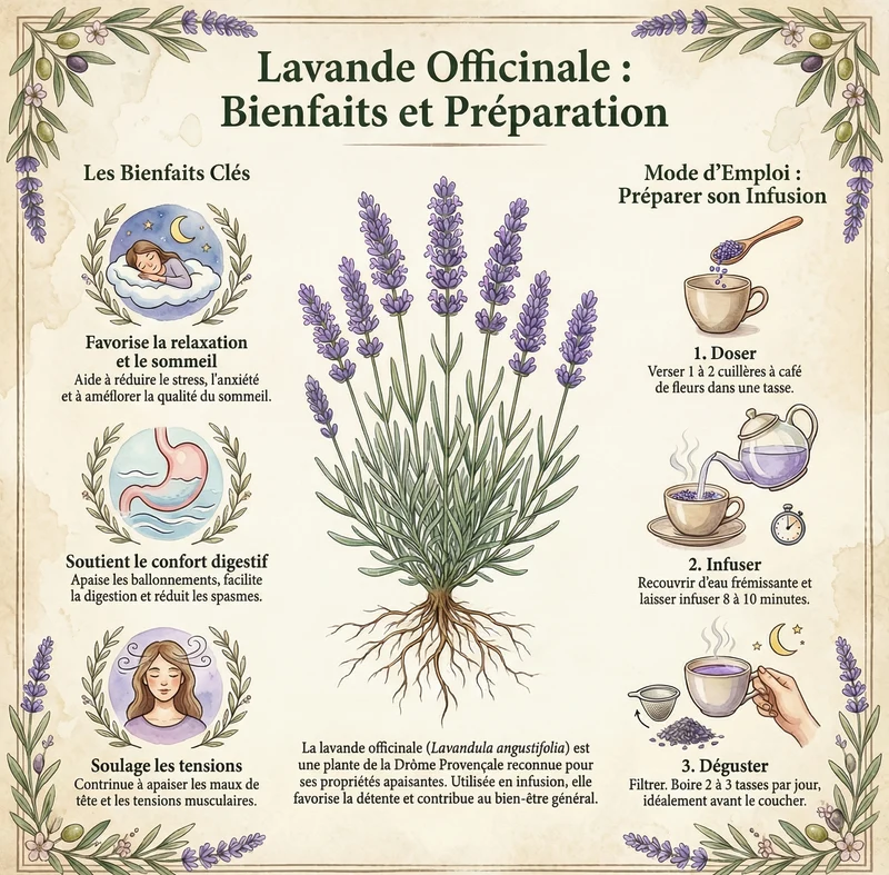 Lavande officinale fleurs tisane | Origine France et Ecocertifiable