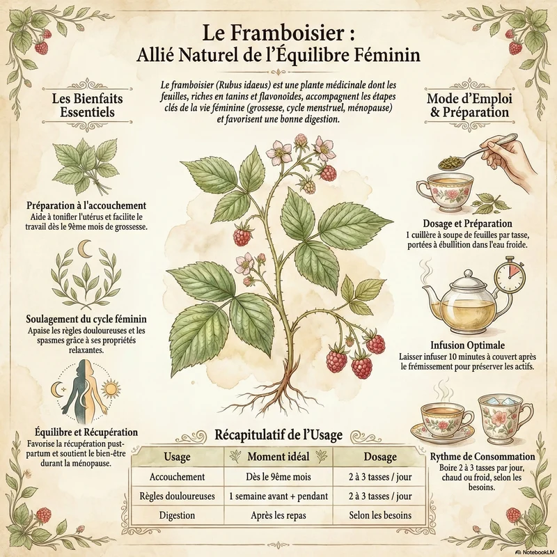 Framboisier feuille coupée - Rubus idaeus