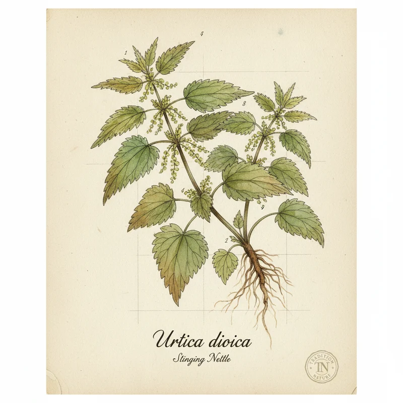Ortie racine coupée | Urtica dioica