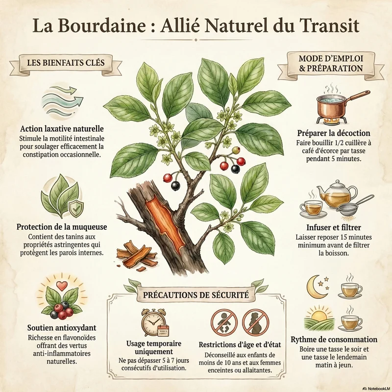 Bourdaine tisane - Ecorce coupée