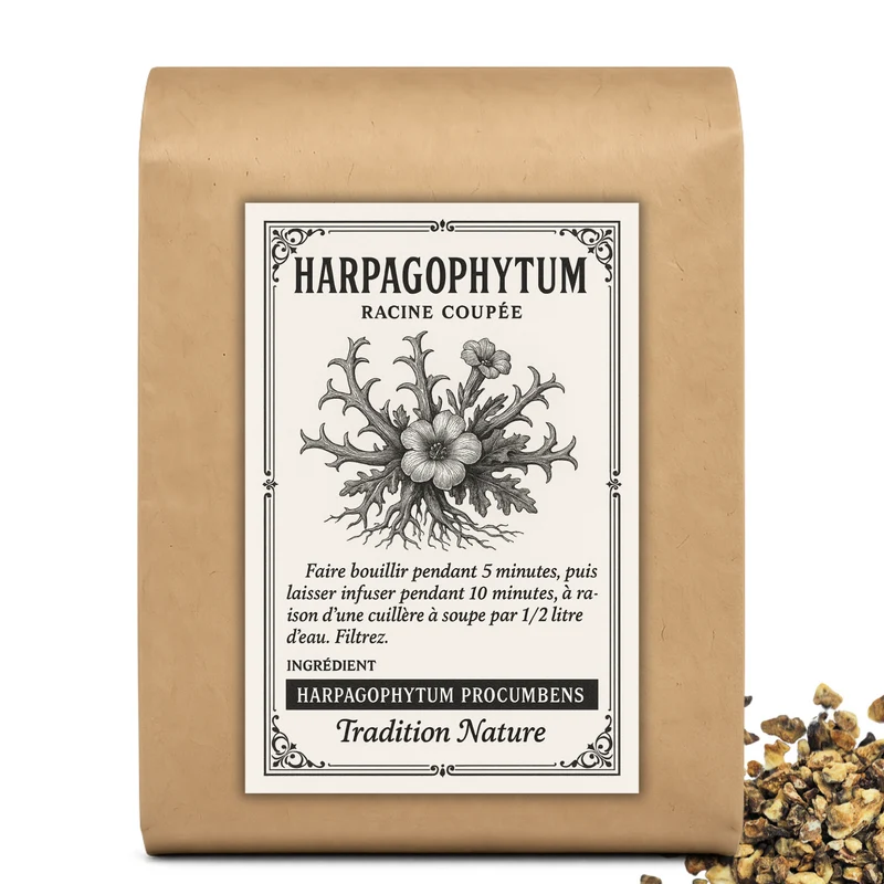 Tisane Harpagophytum (Griffe du Diable] - Racine coupée