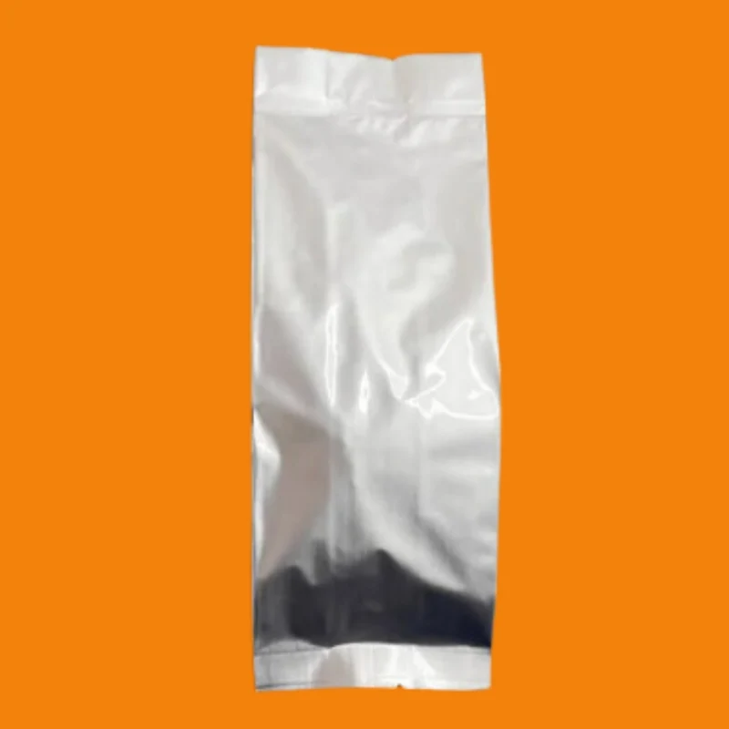 Sachets argenté à soufflets [Lot de 50] | Idéal café, thé (dim 9 cm x 25 cm x 6 cm)