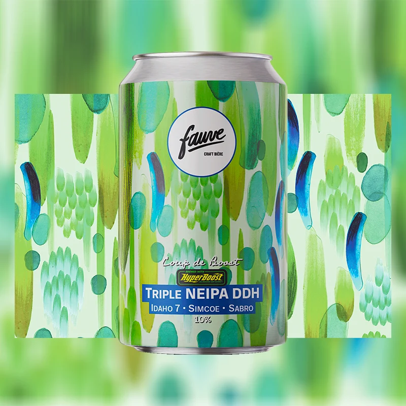 Coup de Boost - Triple NEIPA DDH HyperBoost Idaho 7, Simcoe, Sabro - 33cL